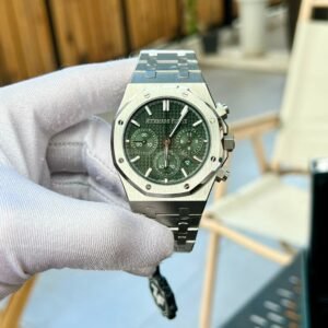 audemars piguet 41mm edelstahl schwarz chronograph (kopie)
