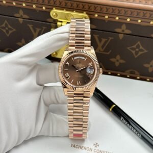 rolex day date 40mm gold weiß diamanten bezel
