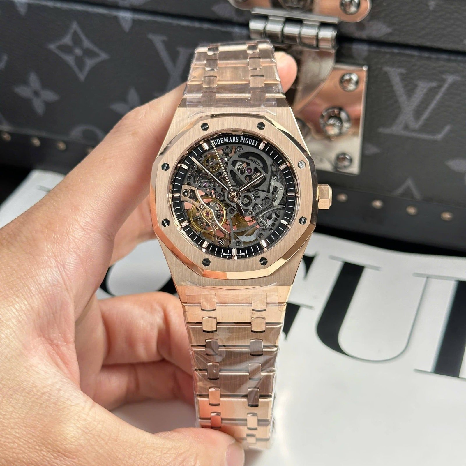 audemars piguet 41mm roségold skeleton audemars piguet 41mm roségold skeleton