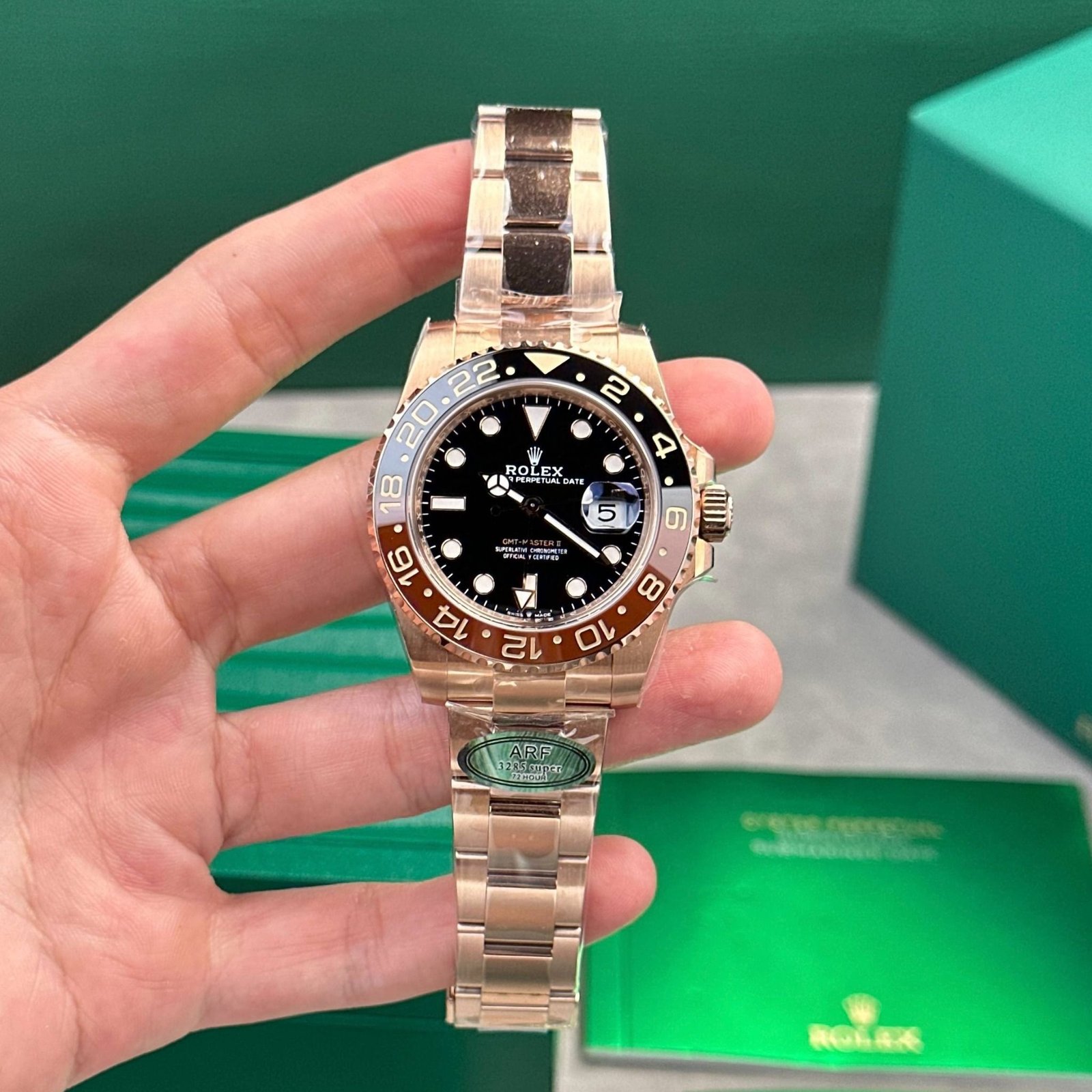 rolex gmt master ll 40mm rootbeer schwarz rolex gmt master ll 40mm rootbeer schwarz